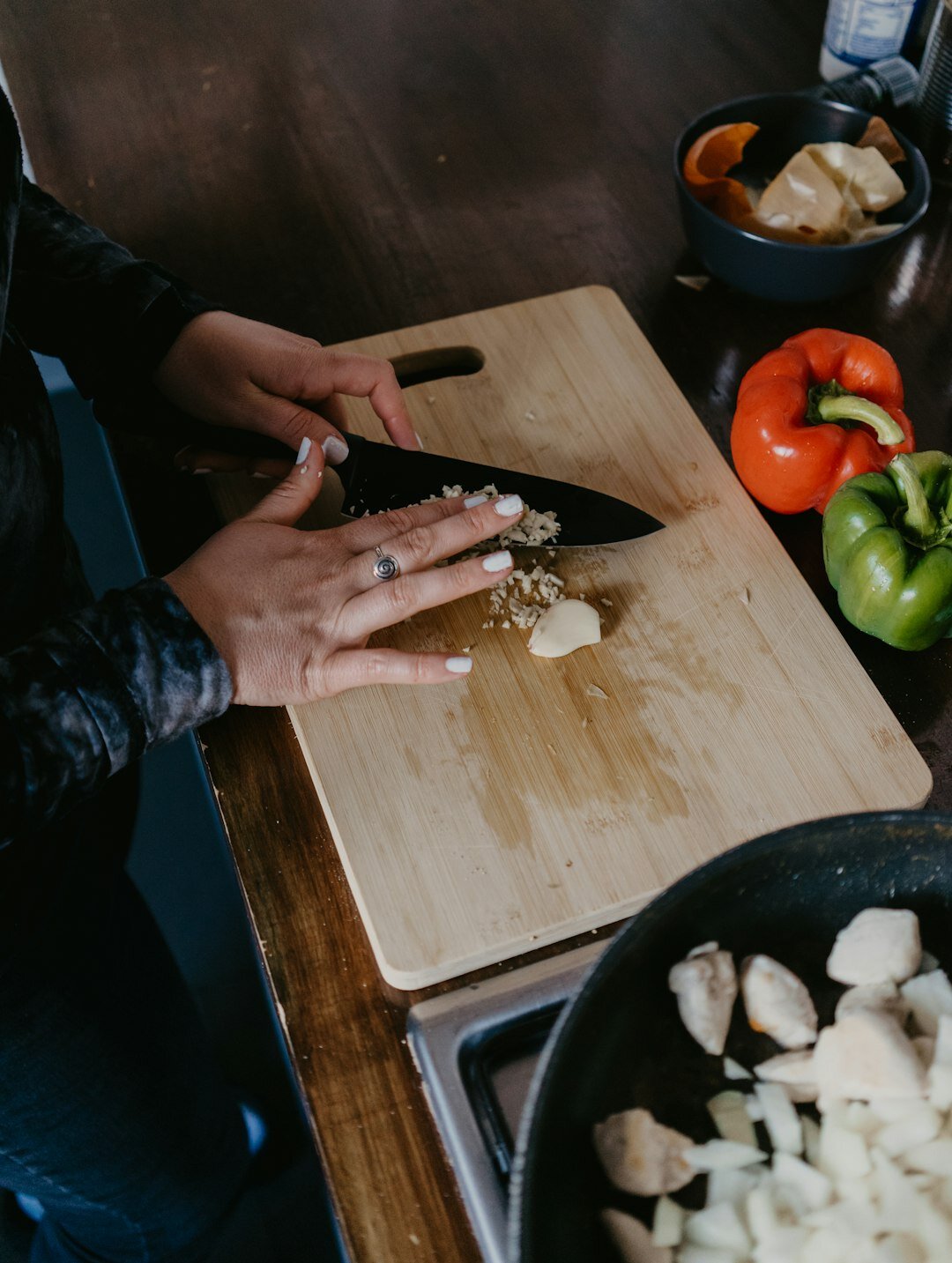 home cooked meal preparation