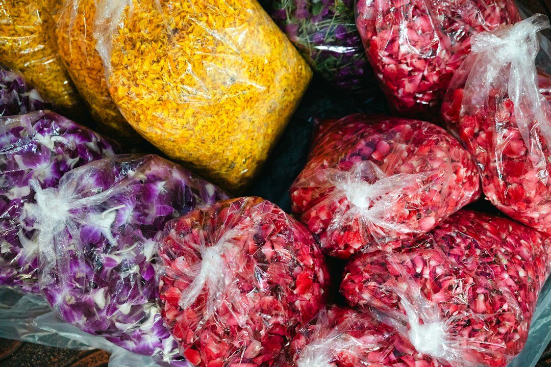 frozen vegetables bag
