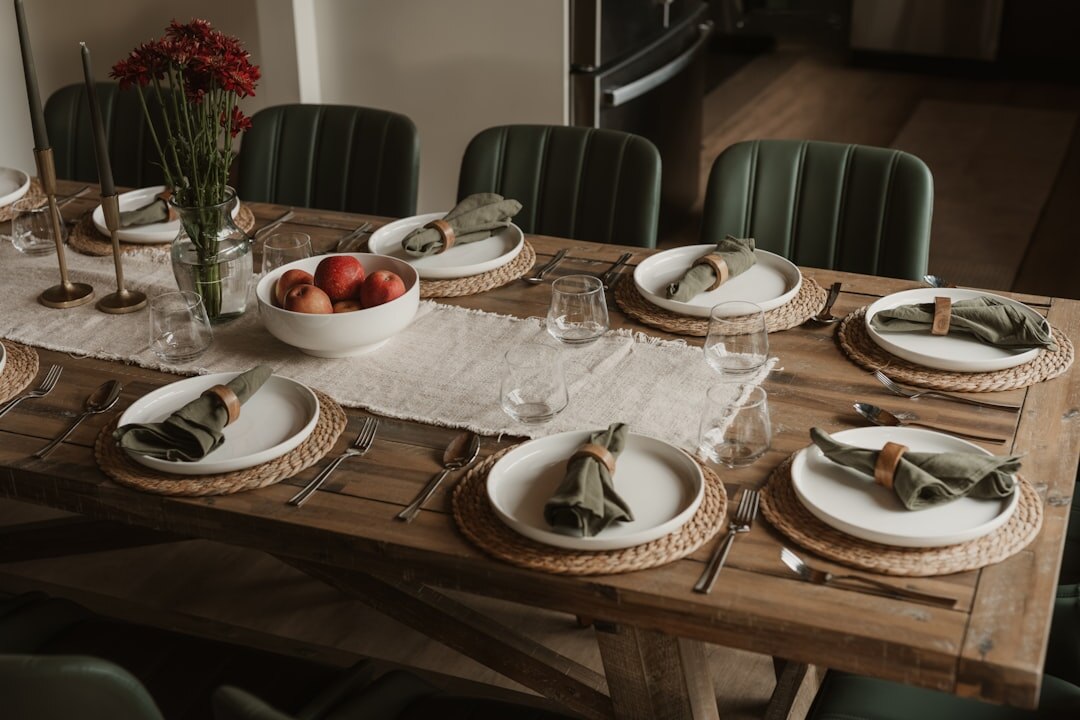 family dinner table